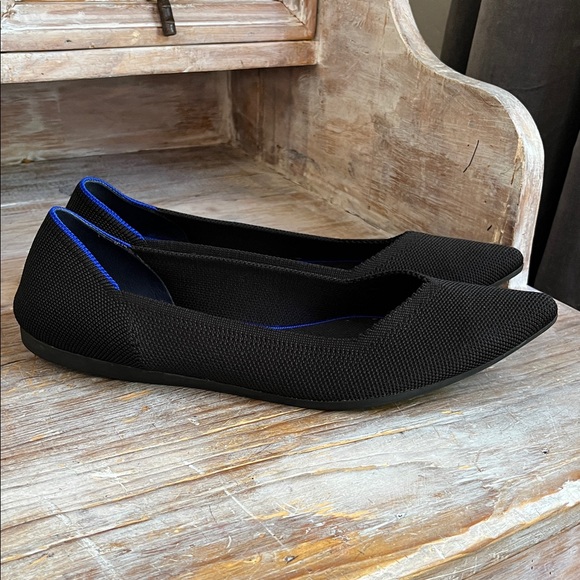 Rothy's Shoes - Rothy's The Point Black flats size 10 Pointy Toe Casual Neutral Business Casual
